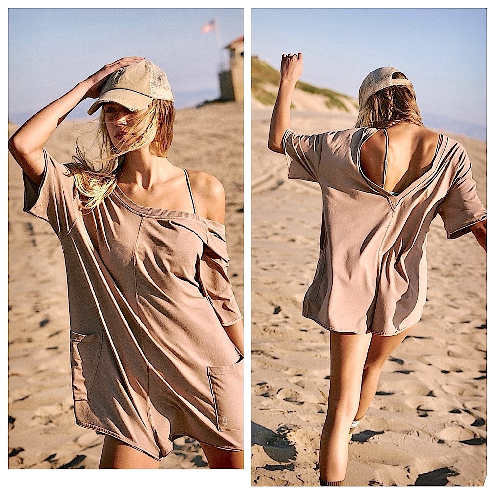 NEW Free People Hot Shot Tee Romper! - Picture 3 of 9